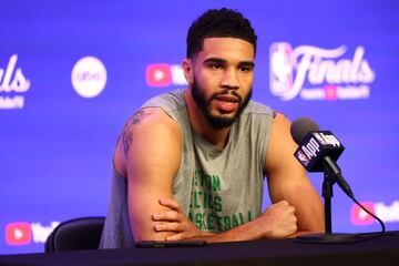 Jayson Tatum #0 of the Boston Celtics